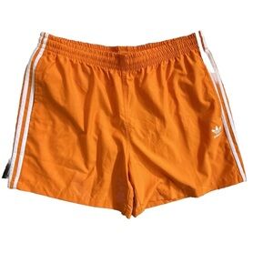 Adidas Originals 3 Stripes Trefoil Orange Swim Shorts Mens 2XL HF2118 NWT